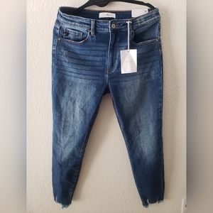 Kancan Ankle Length High Rise Jeans